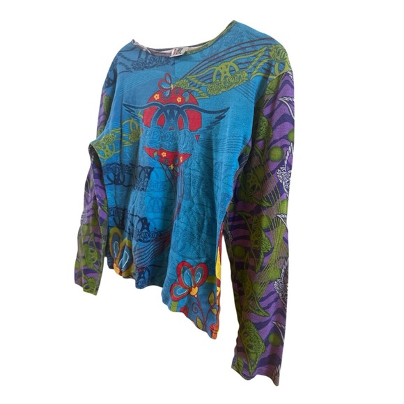 Rare Vintage 2001 Aerosmith Band T Shirt Size Medium *Wear From Washing - Picture 5 of 13